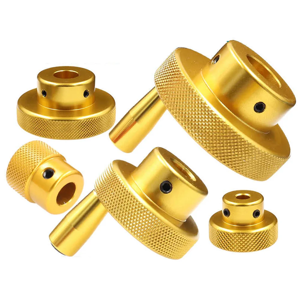1Pcs OD 30/40/50mm CNC Knurling Sliding Table Screw Rod Knob Crank Rotating Handle Embossed Stepper Motor Positioning Hand Wheel