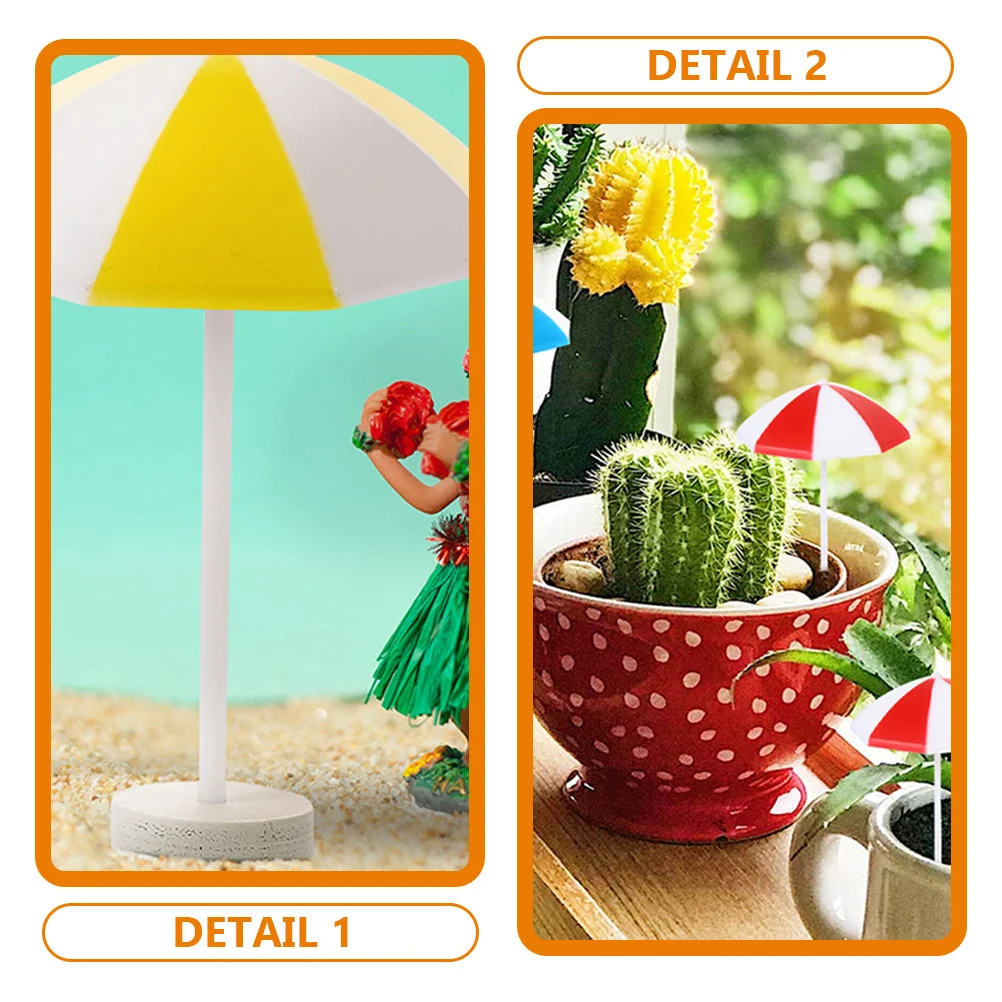 

12 Pcs House DIY Accessories Mini Decor Seaside Figure Beach Miniature Ornament