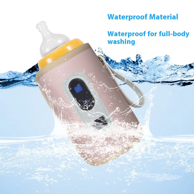 Calentador de leche eléctrico portátil, conjunto de tazas, nueva botella para el hogar, termo, temperatura constante Universal para exteriores