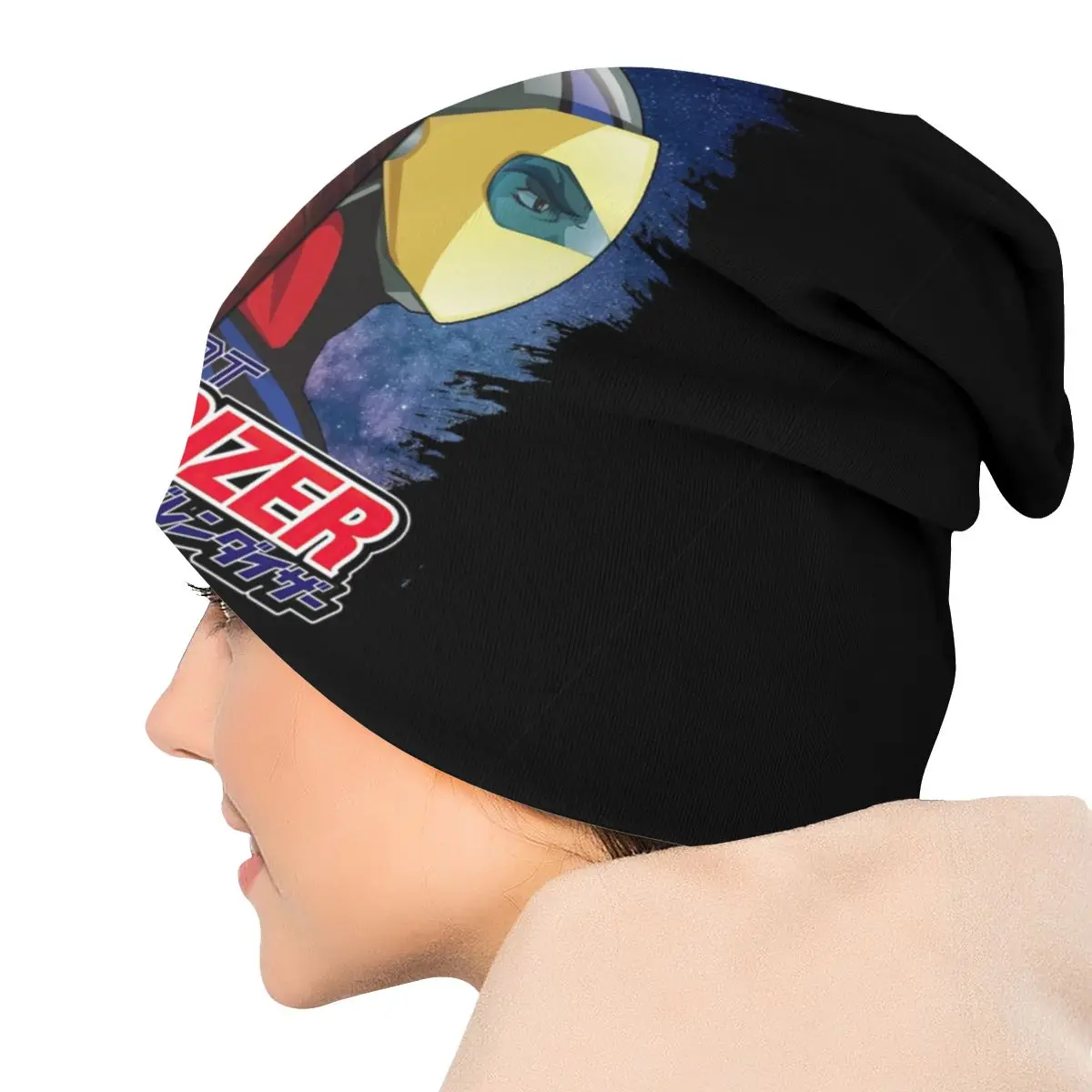 UFO Robot Mazinger Z Beanie Cap Unisex Winter Warm Bonnet Homme Knitting Hats Outdoor Grendizer Goldorak Skullies Beanies Hat