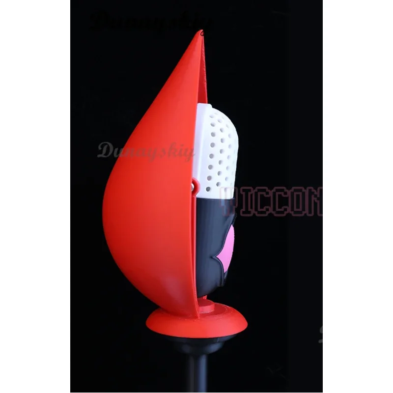 25COSAnime ALastor Cosplay micrófonos para personal de Hotel 3D accesorios de bastón de Pvc sombreros Halloween carnaval accesorios para fiesta conjuntos