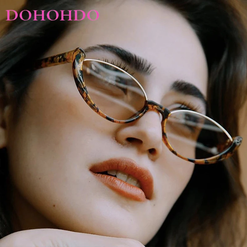 

Trending Sexy Half Frame Cat Eye Driving Shade Women Sunglasses Fashion Designer Men Sunglass Party Travel Eyewear UV400 Female