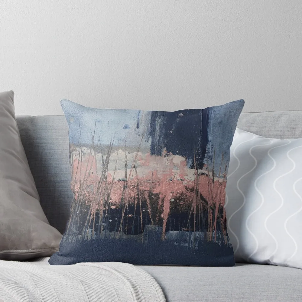 

Pink navy abstract Throw Pillow Embroidered Cushion Cover Christmas s Covers Cushion Child pillow
