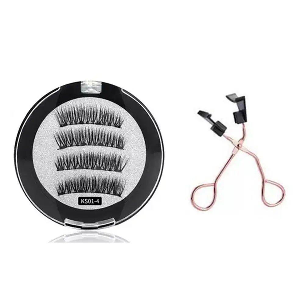 3D magnetische Wimpern mit 4/5 Magneten handgemachte Make-up Wimpern falsche Wimpern wieder verwendbare verlängerte Wimpern Drops hip falsch j1n7