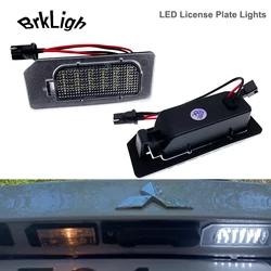 2Pcs Canbus LED License Plate Lights Rear Tag Number Lamp For Mitsubishi Outlander Sport ASX RVR 2011-2020 White Car Accessories