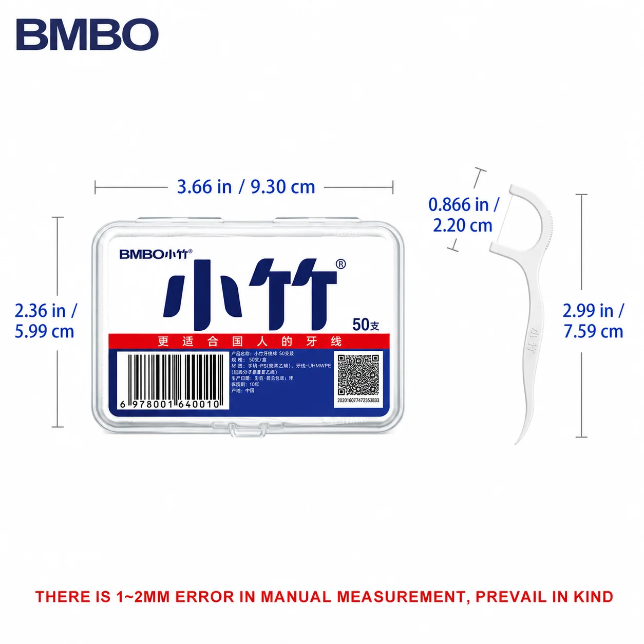1000/600/300/150/50PCS - Ultra fine dental floss stick - Clean the gaps between teeth with one piece - Oral care tool
