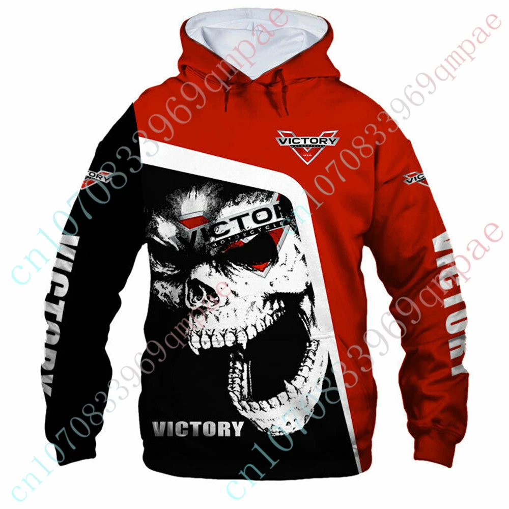 Victory Hoodies For Men Women Anime Oversize Zip Hoodies Harajuku Sweatshirt Casual Pullover Top Unisex Clothing Custom Logo