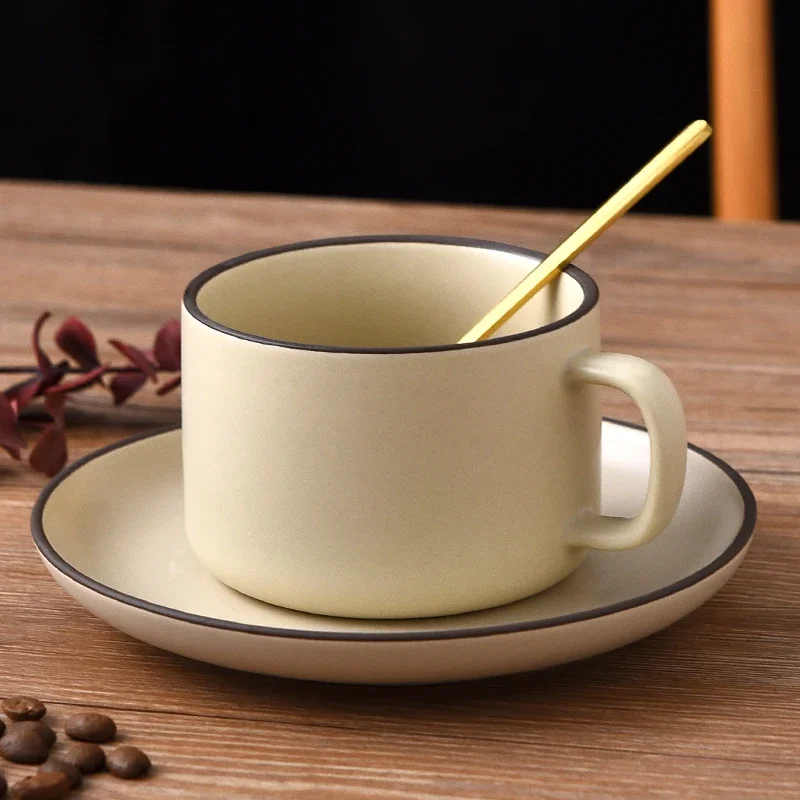 

Kawaii Travel Coffee Cup Portable Novelty Straws Espresso Cup Coffee Porcelain Girls Tazas Desayuno Originales Tableware
