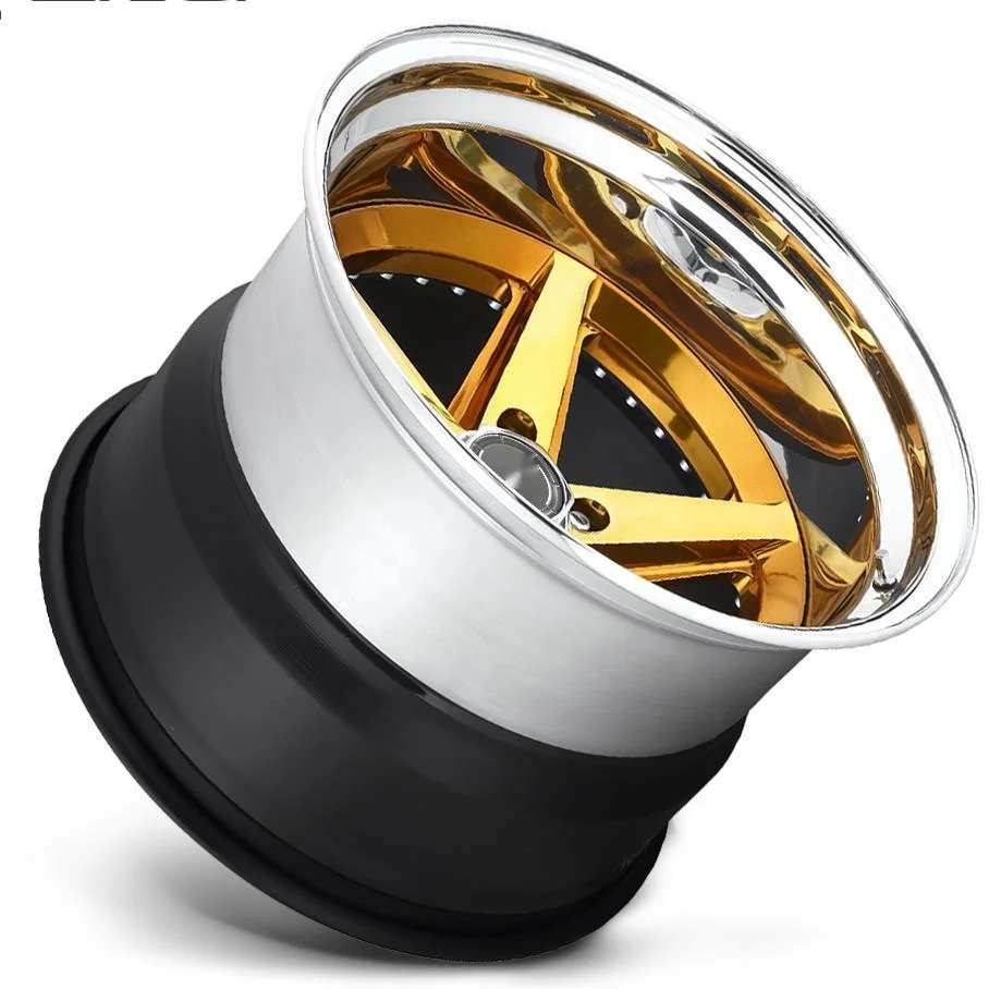 for Custom New Type Double Color Forged High Strength Wheel 16/17/20/21 Inch deep concave dish 5X114.3 5X120 Passenger Car Whe