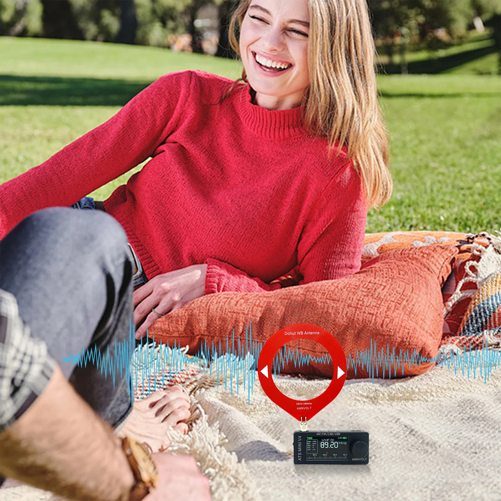 

Портативные транзисторные радиоприемники LSB USB с усилителем для наушников, DSP-радиоприемники Si4732, 1,9-дюймовый IPS-экран для прогулок, походов, кемпинга