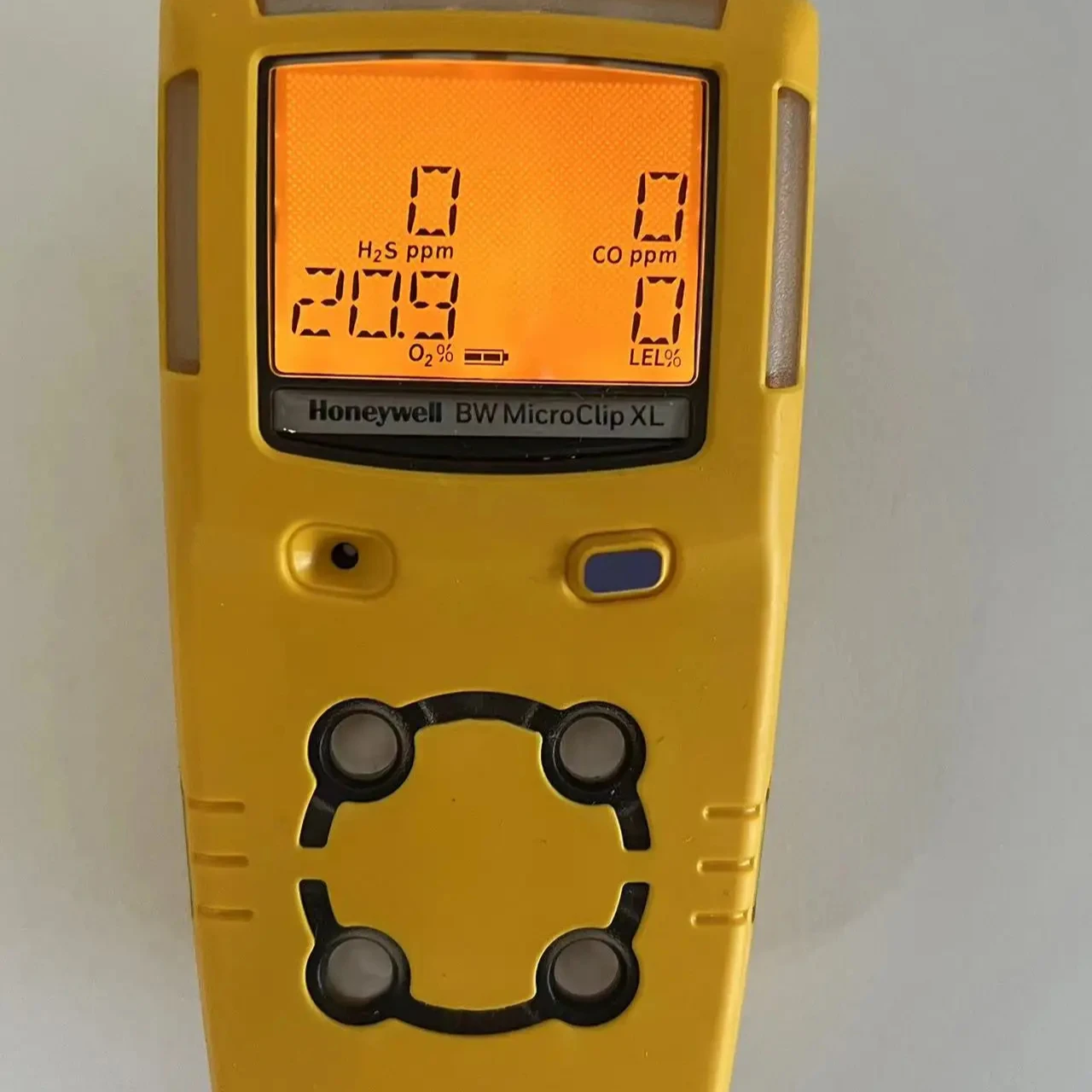 BW MC2-4 Micro Clip XT 4 In 1 Portable Gas Detector Clip On Multi Gas Monitor LEL O2 CO H2S Audible Visual Vibration Alarm Indus