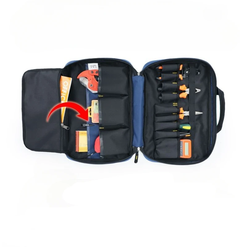 Multifunctional Portable Organizer Oxford Tool Bag Electrician Supplies Travel Suitcase Classic Reinforced Tools Accessories