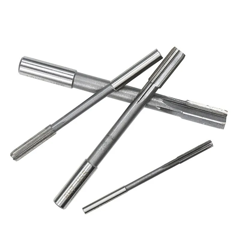 2-12mm Machine Reamer Set H7 HSS Straight Shank Milling Chucking Reamer 4-14pcs Machine Cutter Tools for Metal Steel Aluminum