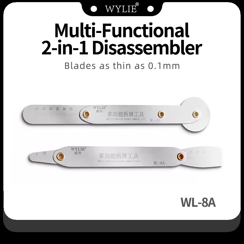 WYLIE WL-8A Multi-functional 2-in-1 Removal Tool Screen Removal Tool No Damage To The Screen High Toughness And No Deformation