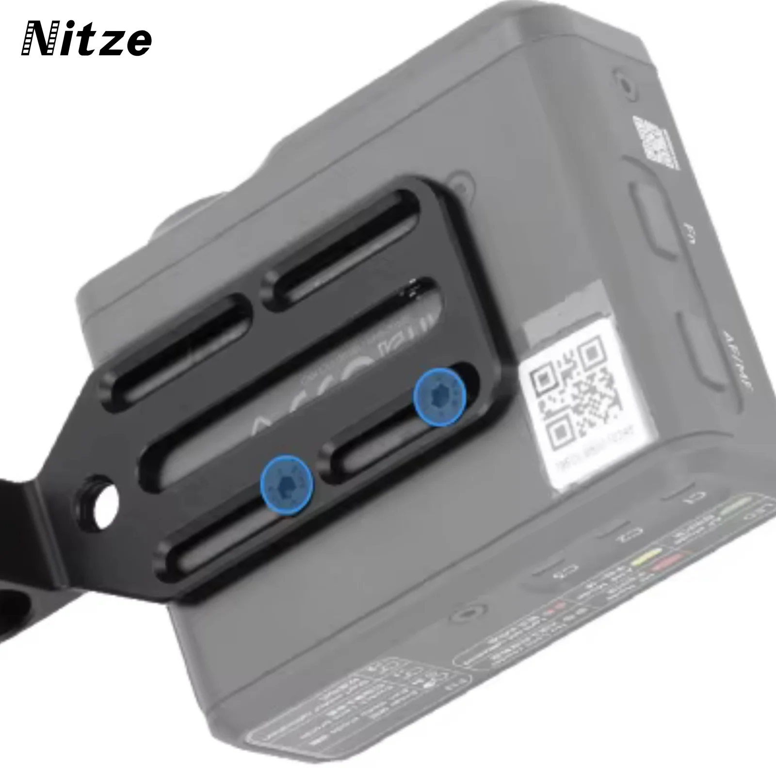 Nitze 15mm Rod Clamp Adapter with Mounting Plate for Monitor, Wireless Transmitter / Receiver and DJI Focus Pro LiDAR