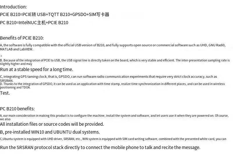 Logiciel Radio NYNew Version PCIe B210 Support Technique Complet