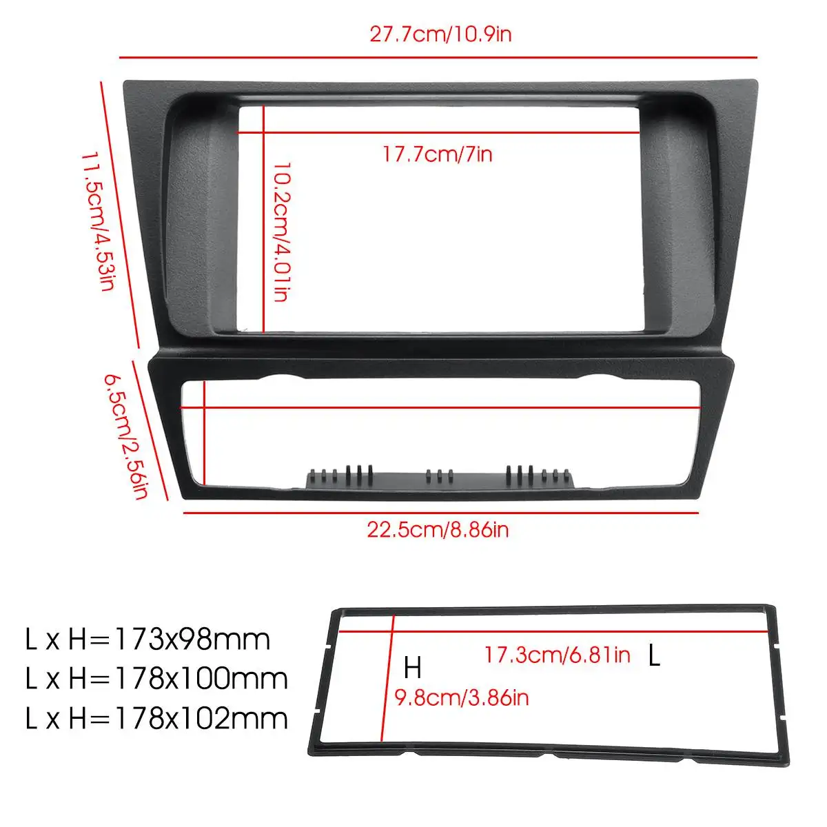 日焼け止めブラケット,CD,DVD,bmw 3シリーズe90,e91,e92,e93,2005のダッシュボードカバー,2 din