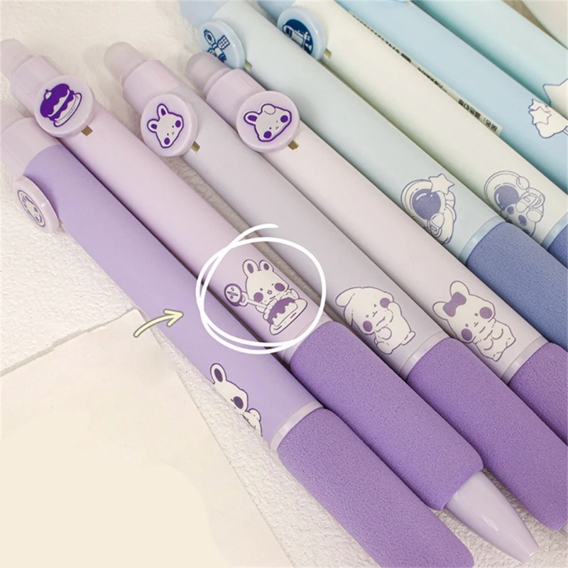 4peeces стирают гель -ручка выдвижной гель -ручки 0,5 мм быстрая сушка для письма