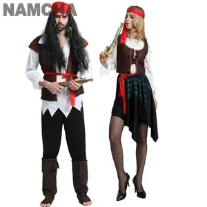 Kaptan Jack Sparrow Cosplay tam Set erkekler ve kadınlar için, cadılar bayramı kıyafetleri, karnaval kostümleri, Karnaval peruk Jack sparrow kıyafetinin en iyi 10 satışı-no. 7