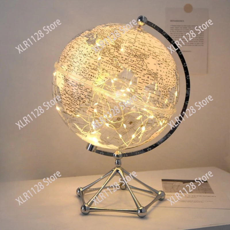 

Modern Creative Light Luxury Globe Ornament High-End Home Living Room Office Desktop Decor