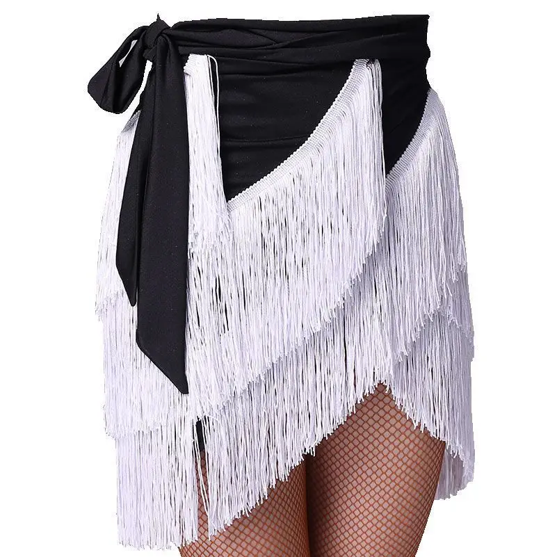 ‌Three-tiered Fringe‌ Belly Dance Clothing Accessories Wear Hips Scarf Adjustable Velvet Belt for Belly dancing strap