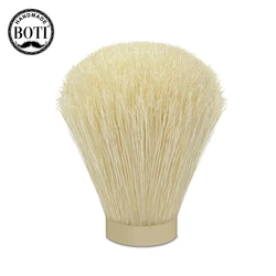 Boti White Boar Bristle Bulb Knot Barbershop Beard Care Tools with Razor Wet Shaving Brush Kit Men's Gifts