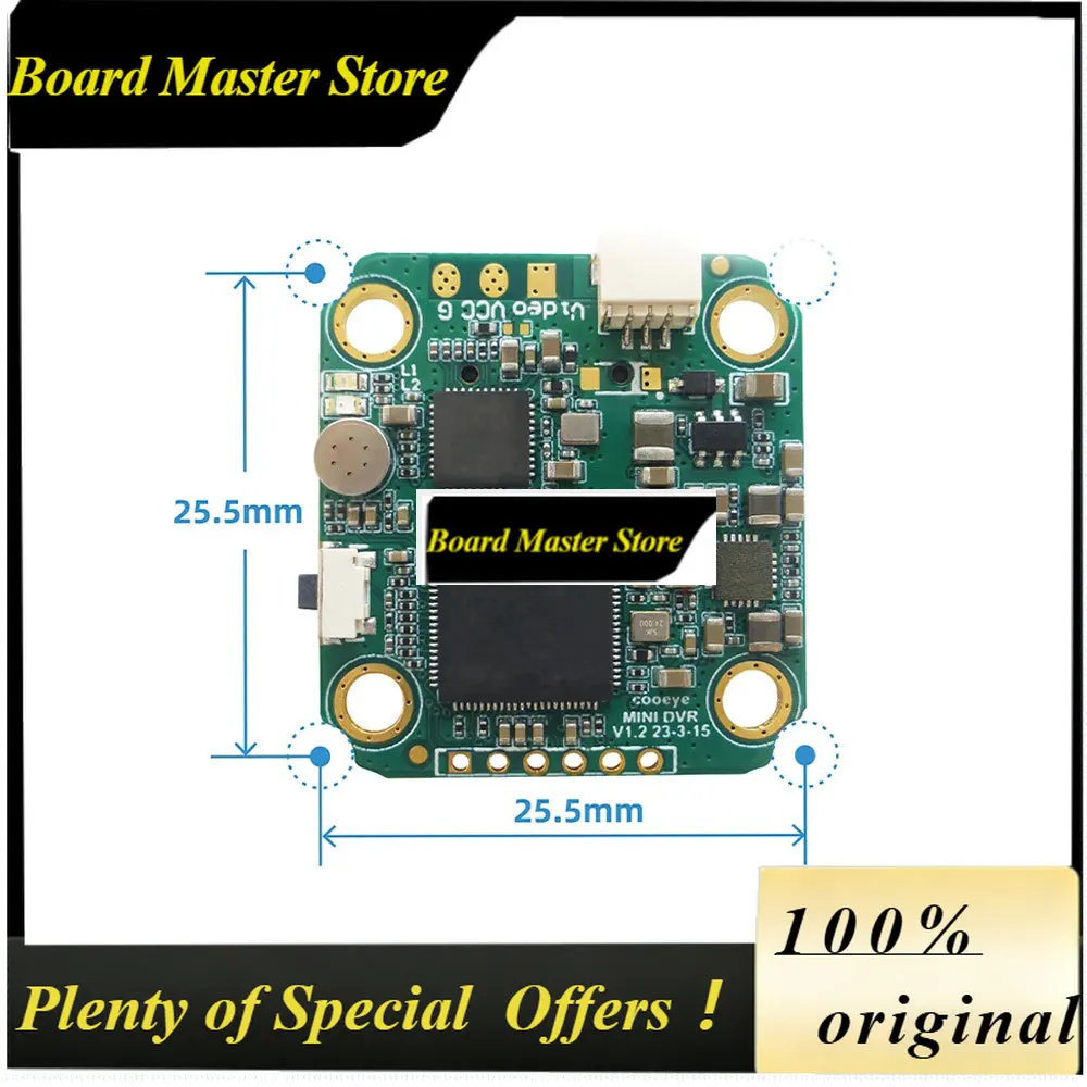BoMaSCOOAI COOEYE BAYCK MINI DVR 5V-30V Support 512G MAX Micro SD PAL/NTSC/AHD720P (25/30/60fps) Camera Video Module For Drone F