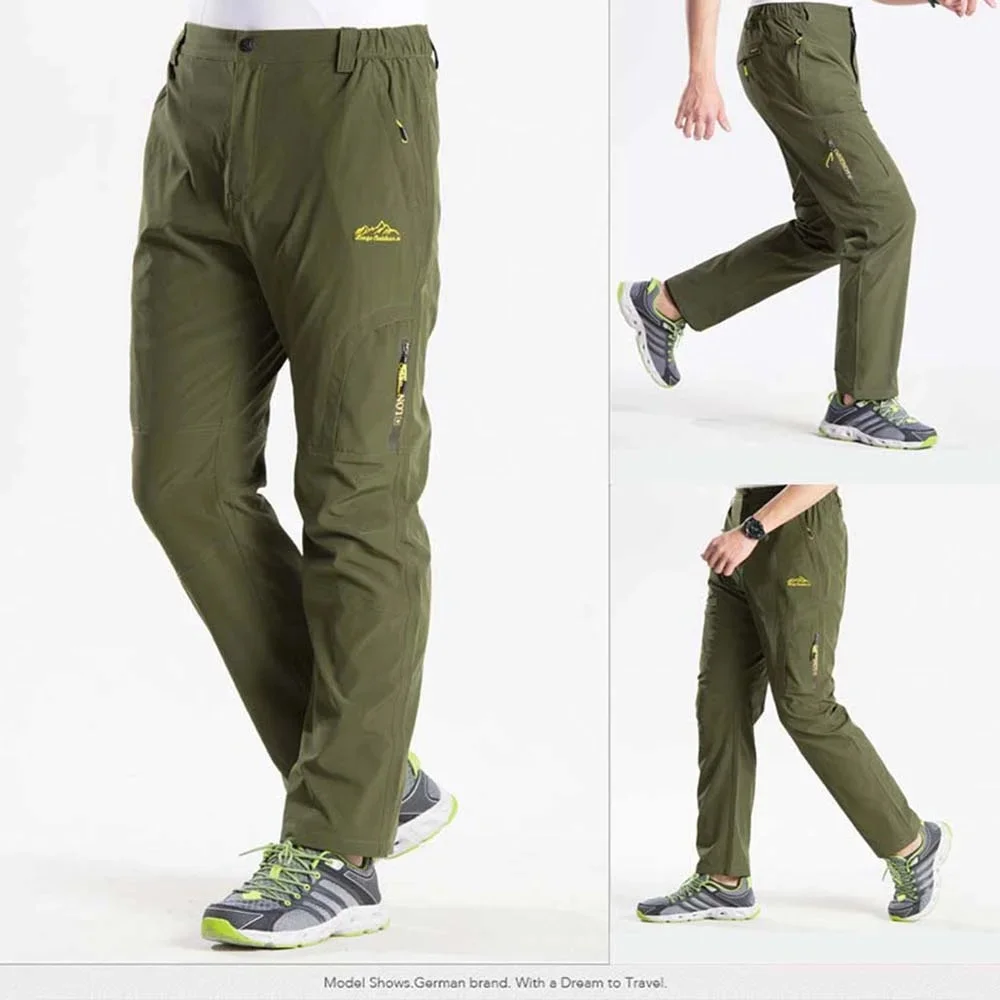 

Stretch Hiking Pants Men Summer Breathable Quick Dry Outdoor Mens Mountain Climbing Fishing Trekking Trousers PN44