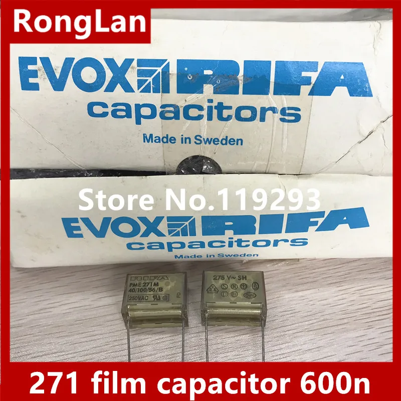 [BELLA]RIFA sets out PME 271 M film capacitor 600n 275V 0.6UF 600N 0.22UF 220N 0.47UF  470N pitch--20pcs/lot
