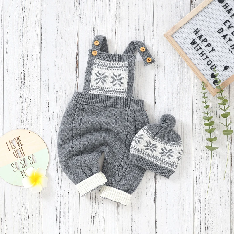 Baby Romper Knitted Fashion Striped Summer Infant Kids Clothing 2PC 0-18M Overalls Playsuit Newborn Girl Boy Jumpsuit Sleeveless