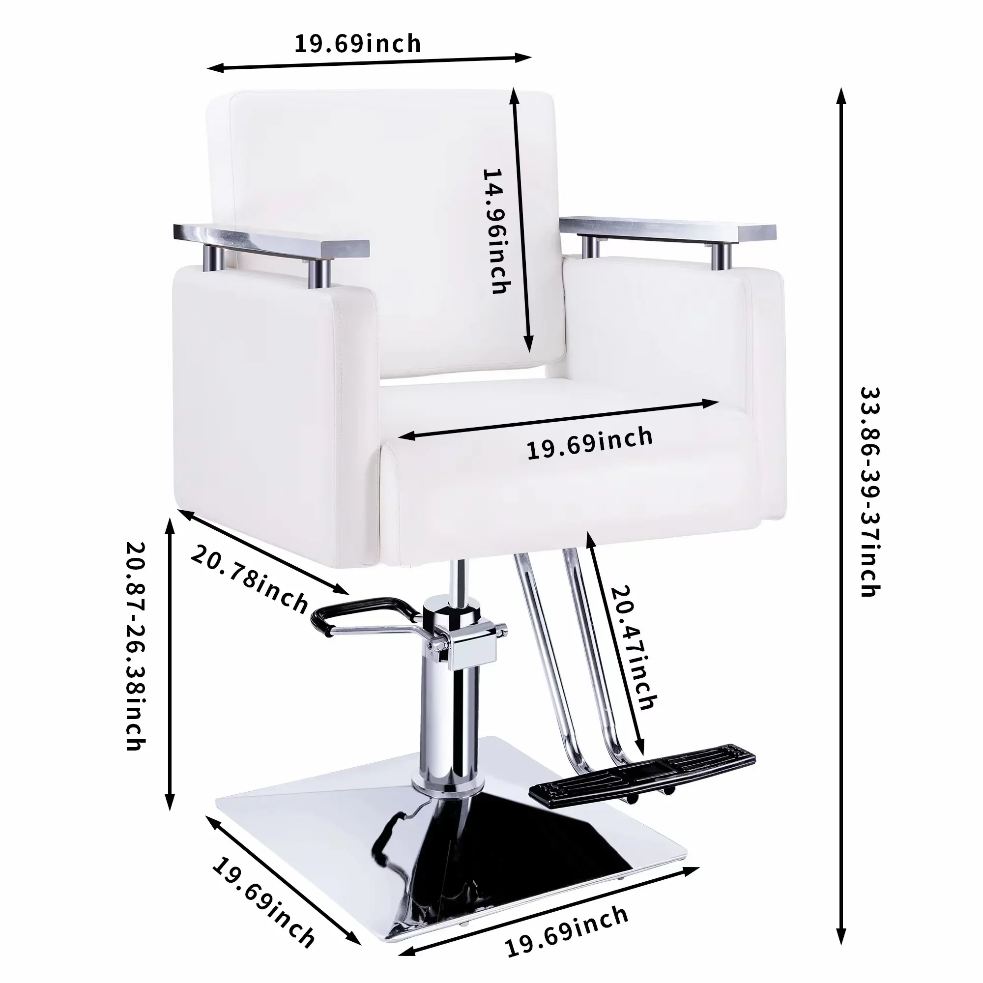 Chaise Baasha, chaise violette pour cheveux élégants, chaise à cheveux