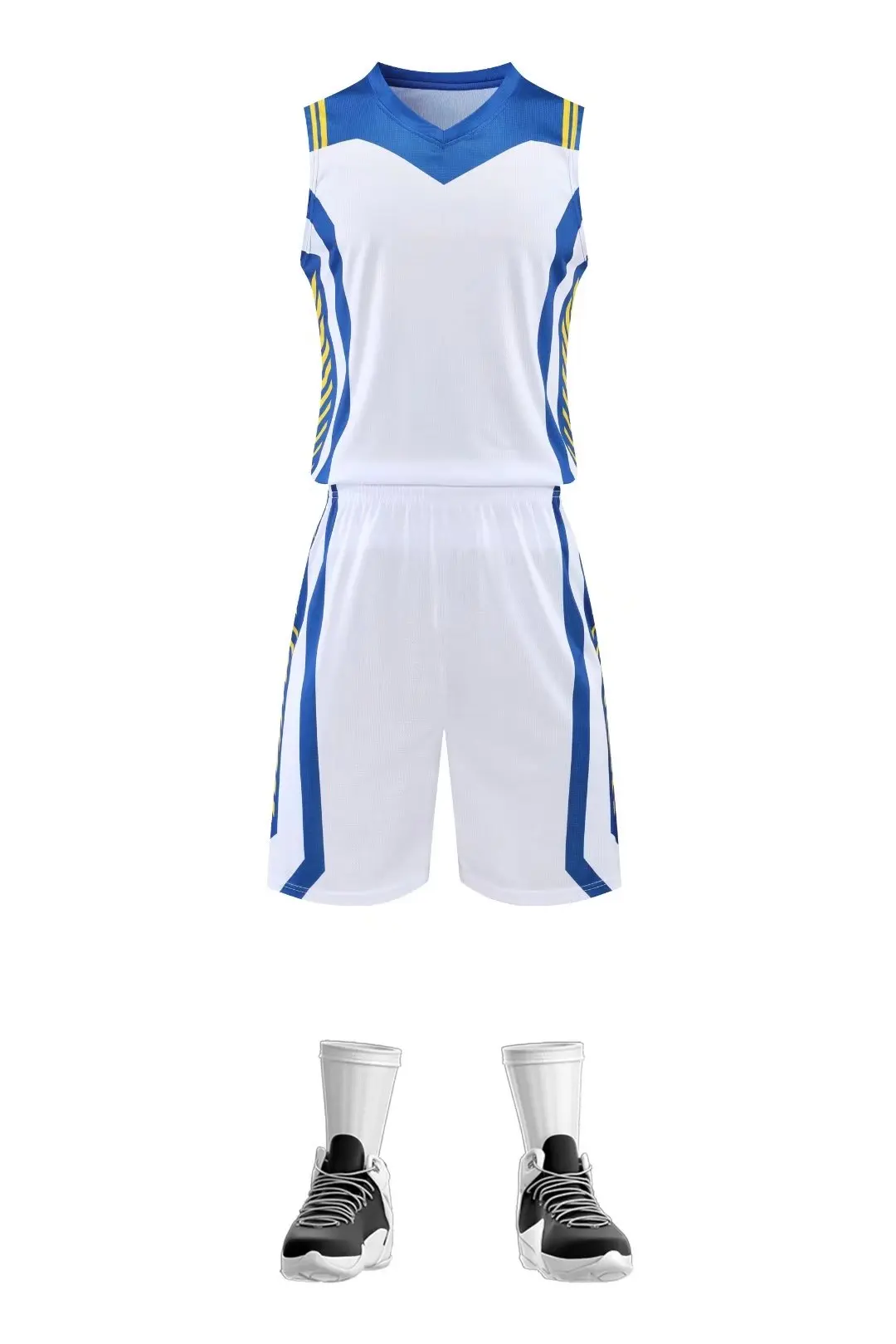 Hot Sale Sublimation Herren Basketball Kits Trikot Set Team Club Basketball tragen Druck nummer Basketball Uniformen