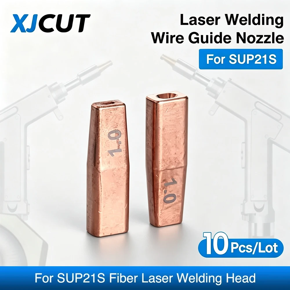 XJCUT 10Pcs/Lot SUP21S Laser Welding Wire Guide Nozzle For SUP21S Laser Welding Head  Laser Welding Machine Wire Feed Nozzle