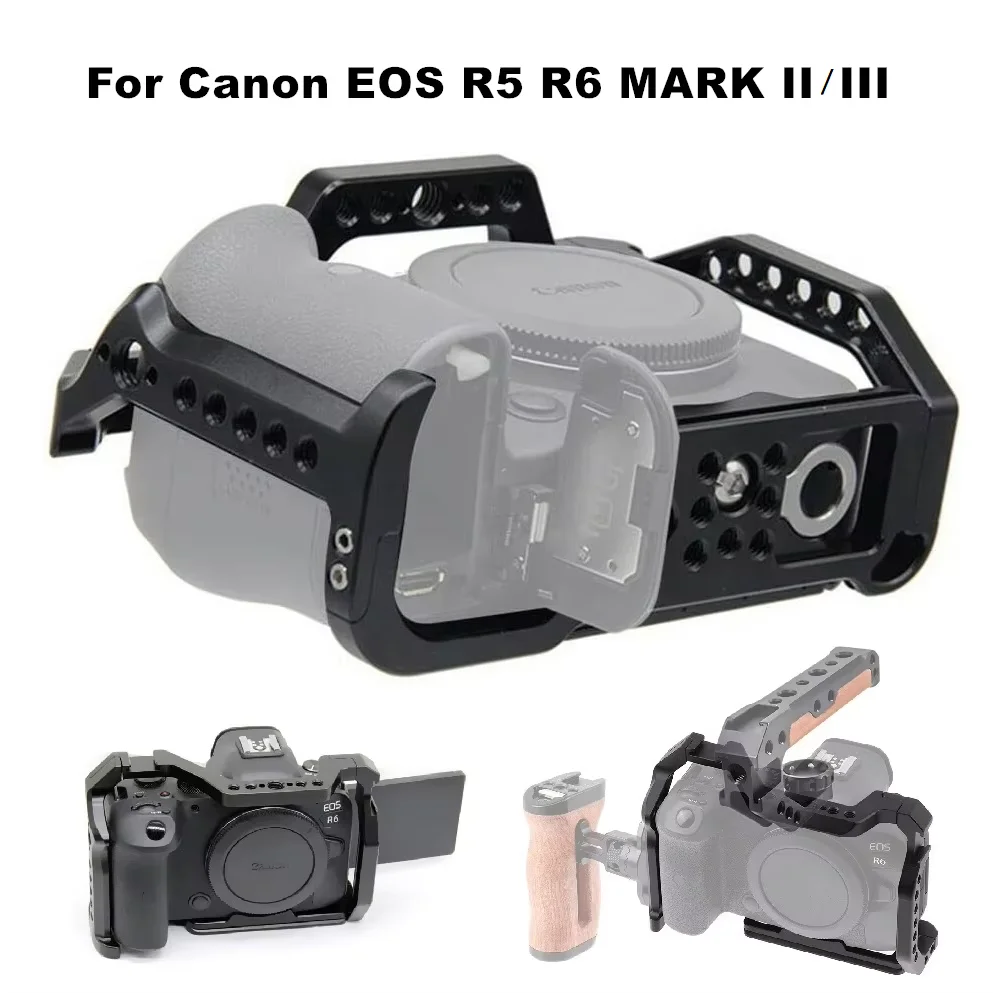 for Canon EOS R5 R6 MARK II/III Camera Cage w Quick Release 
