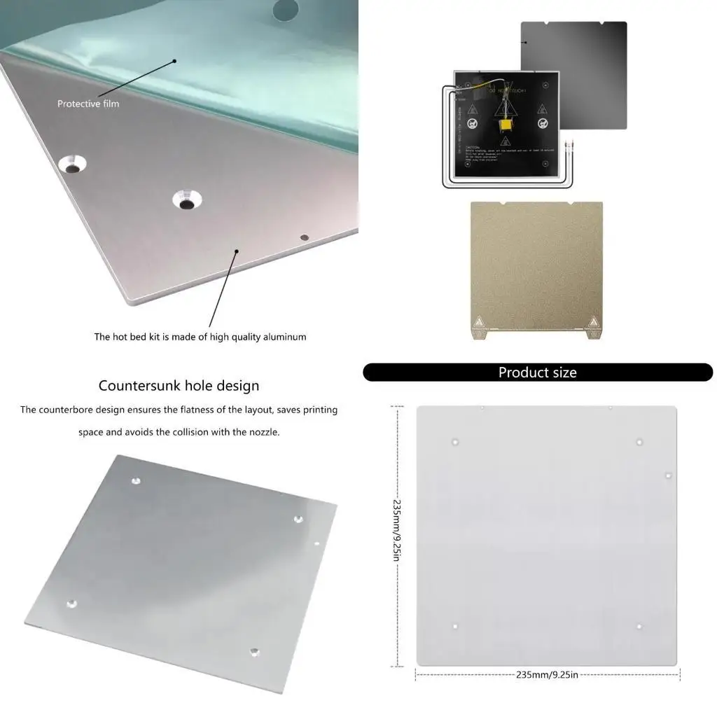 

31BA Принтер Металлическая платформа с подогревом.