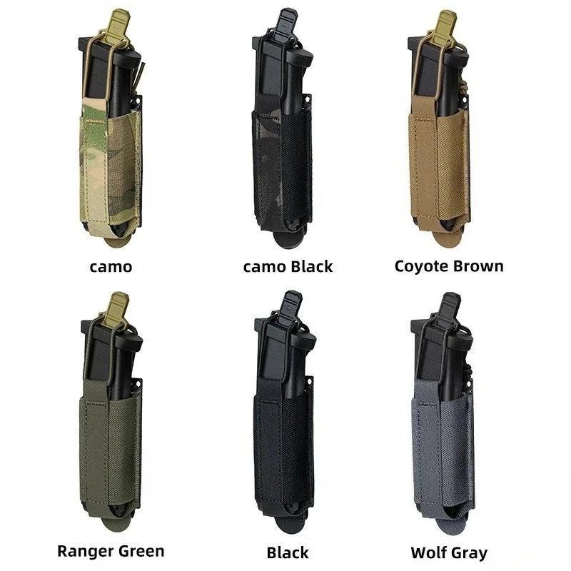 الحقيبة التكتيكية نمط الحديدي واحدة 9 مللي متر ماج حامل مرونة خفيفة الوزن قوي سكين الحافظة الصيد