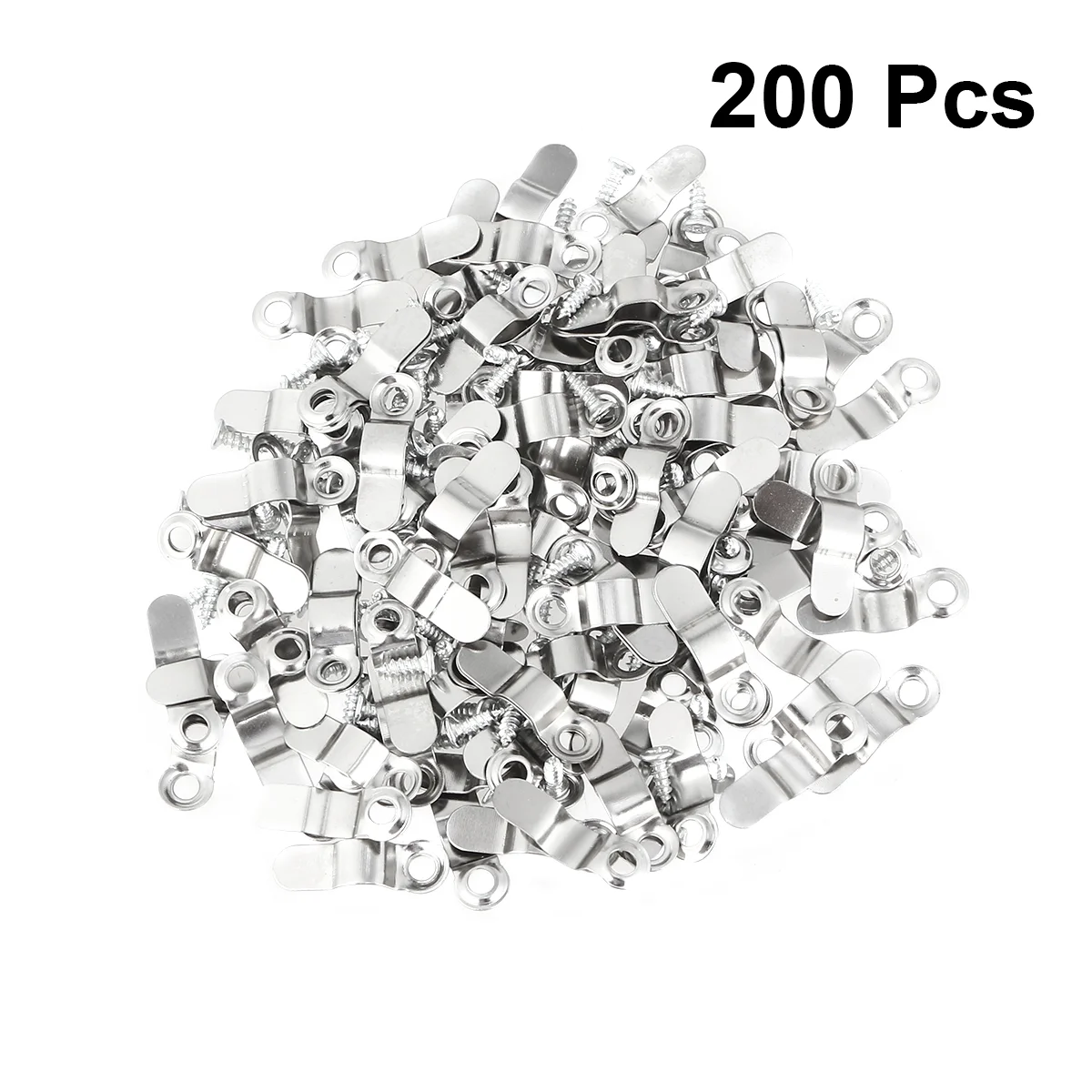 200pcs Picture Frame Turn Buttons Photo Frame Hanging Hangers Tablet Frame Locks with 100pcs Hollow Rivets for DIY Scrapbooking