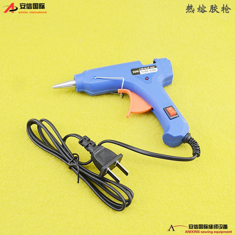 

Anxin 20 Вт Пистолет для термоплавкого клея Электрический пистолет для термоплавкого клея Машина для клея для стекла Силиконовая лента Пистолет для термоплавкого клея