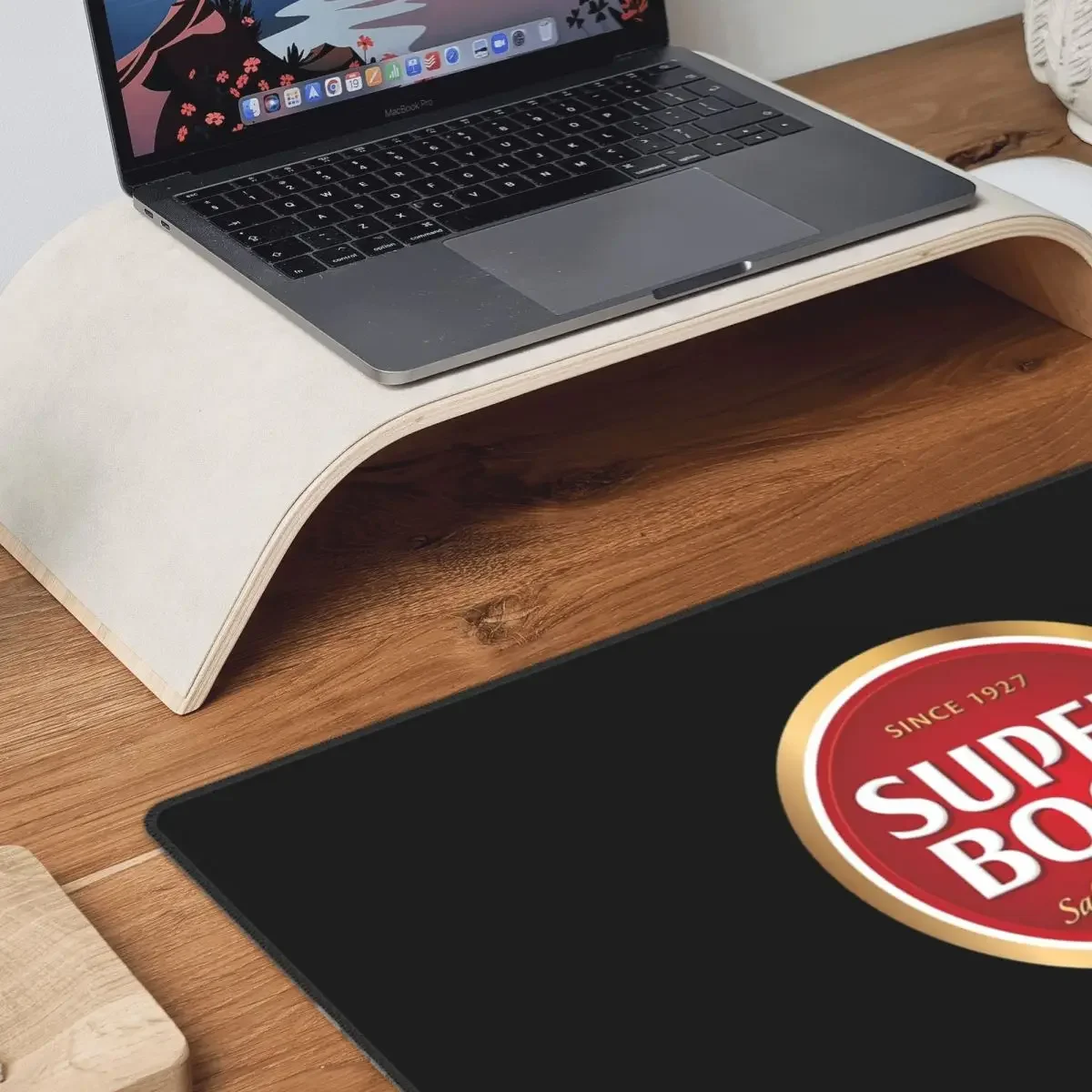 Super Bock Since  Large Mouse Pad Computer Keyboard Mouse Mat Gaming PC Laptop Desk Mat Office Accessories Table Mats