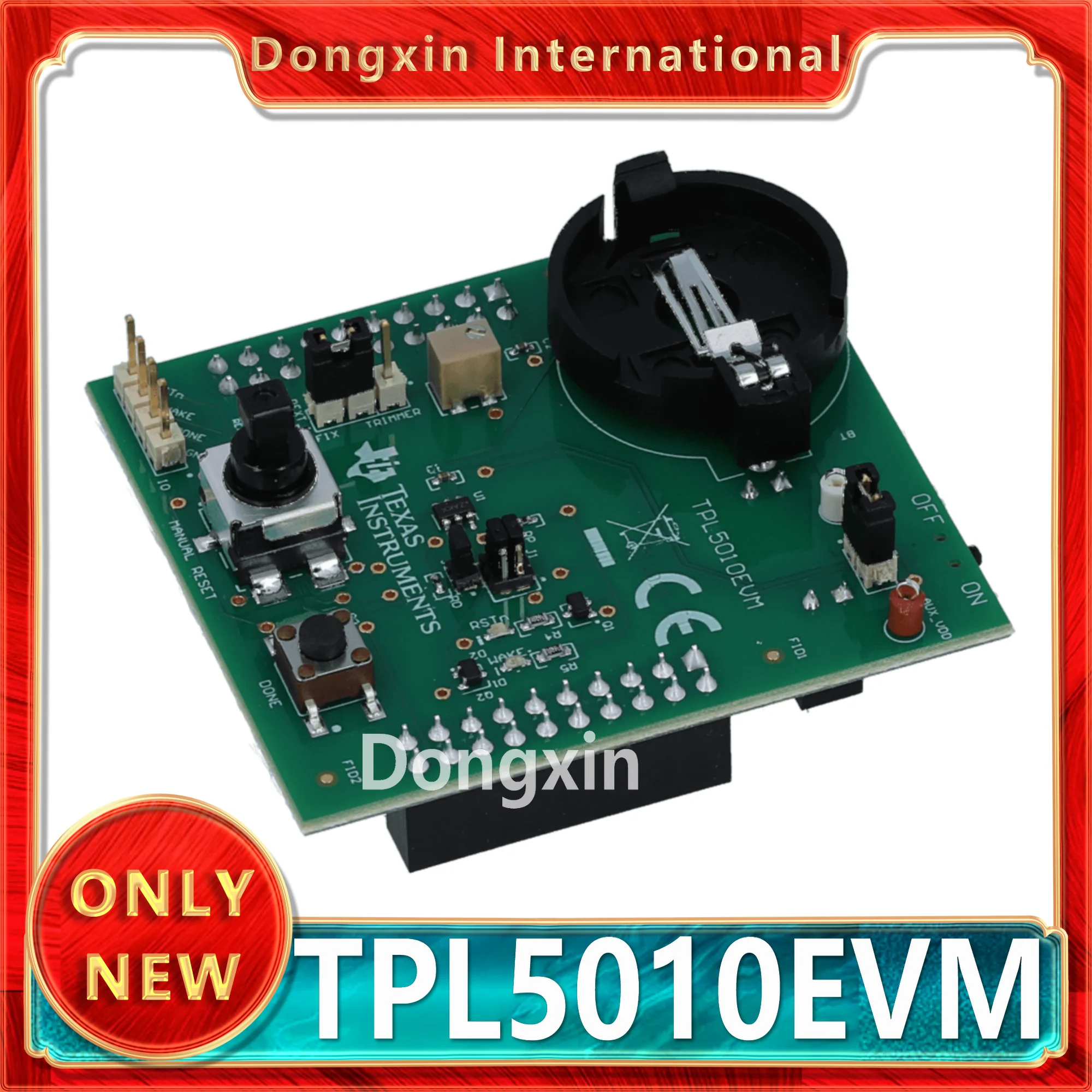 TI original genuine product TPL5010EVM The EVM has an on board battery holder (coin battery) to supply the TPL5010 and the micro