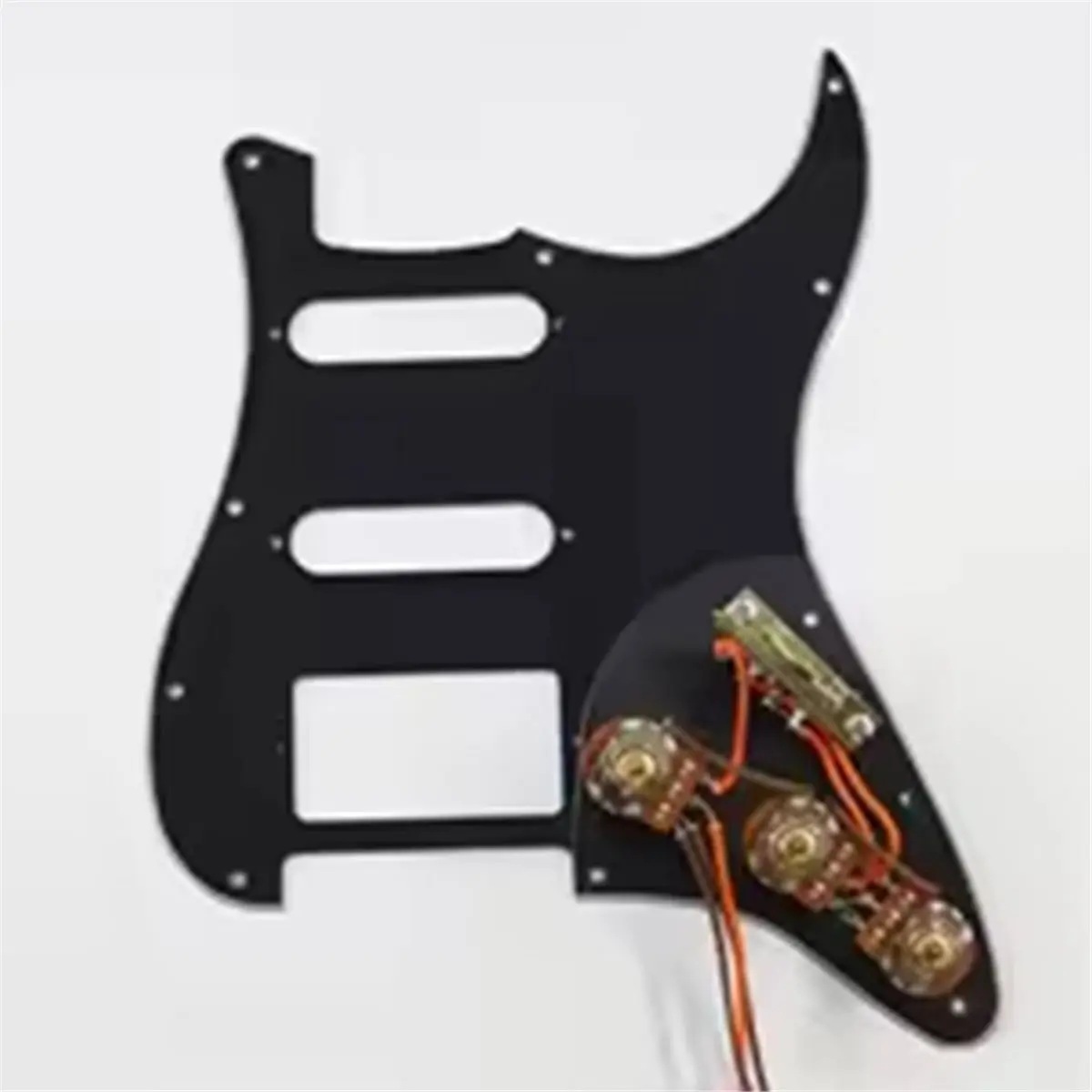 

ABJA New HSS Electric Guitar Standard Wiring Kit DIY Upgrade for ST/SQ HSS Electric Guitar, with 1 Volume/2 Tone 5-Speed Mech