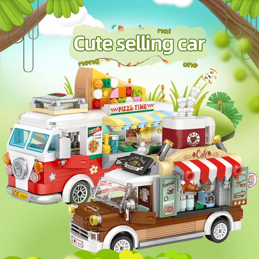 Creatieve Street View City View Model bouwstenen Bouwspeelgoed Mini home Decor Ornamenten Kindervakantie Kerstcadeaus