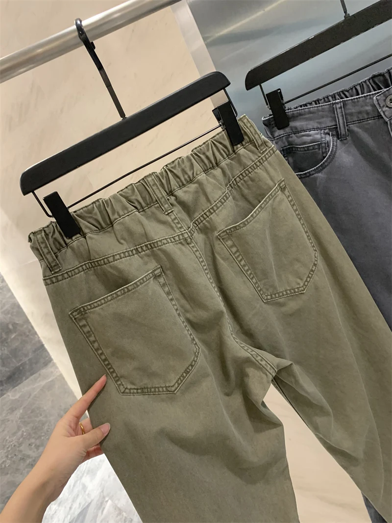 

Мужские комфортные повседневные брюки из 100% хлопка, прямой крой, на все сезоны, простой дизайн, универсальные, осенняя мода