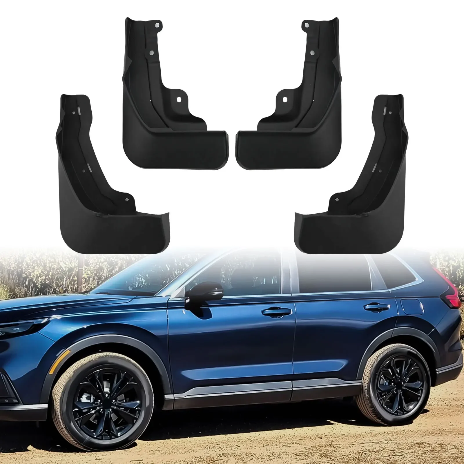 

CRV 2023-2025 Mud Flaps OEM Mud Flaps Car Decoration Vehicle Protection Weatherproof ABS Plastic Front And Rear