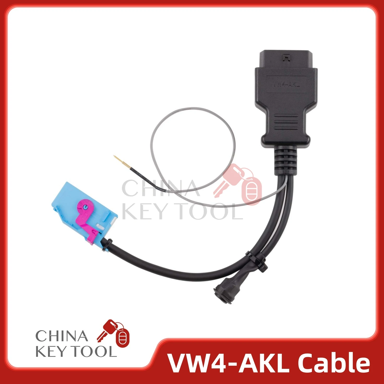 Original VW4-AKL Cable For VW IMMO IV NEC24C64 and NEC24C32 All Keys Lost For Obdstar X300 Classic G3/ X300 DP Plus/ X300 Pro4