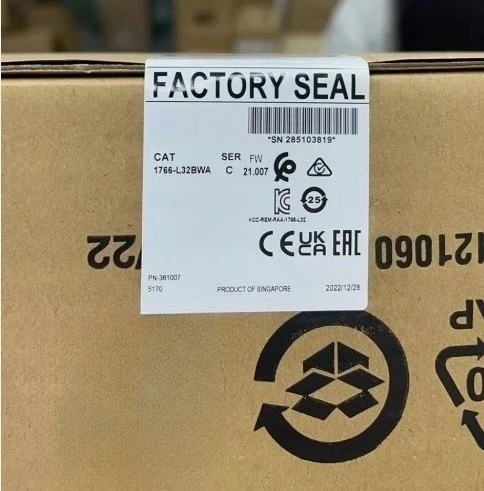 

Brand New Original 1766-L32BWA 1400 32 Controller 1766L32BWA Genuine Fast delivery