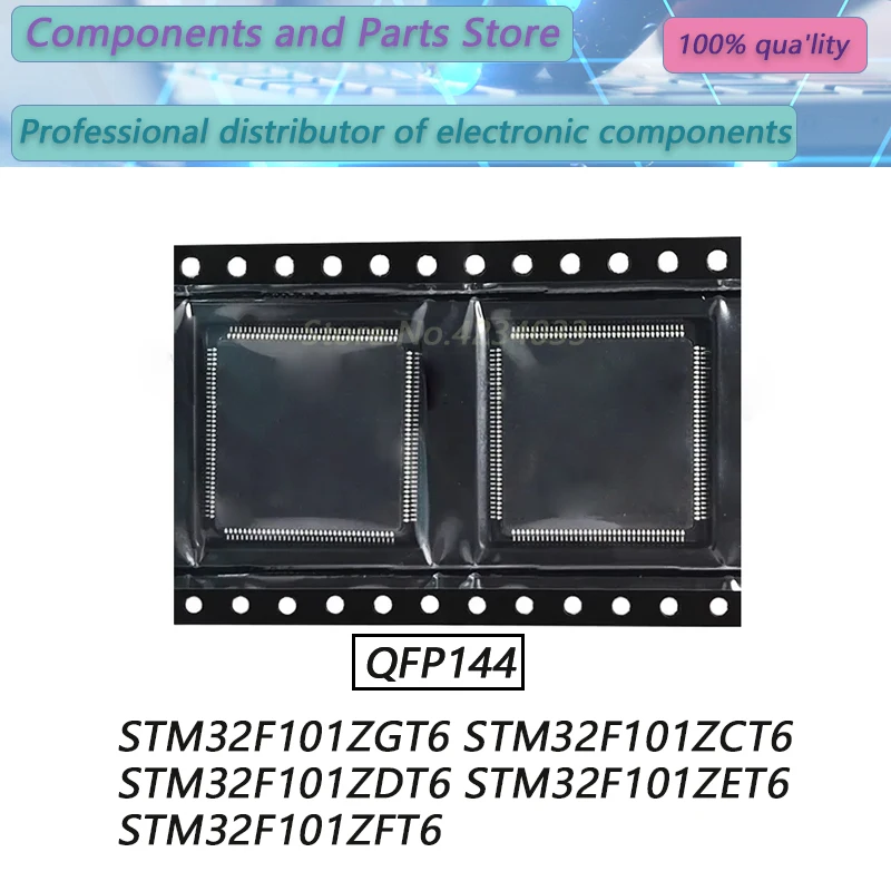 1PCS STM32F101ZGT6 STM32F101ZCT6 STM32F101ZDT6 STM32F101ZET6 STM32F101ZFT6 QFP144  New Original Stock