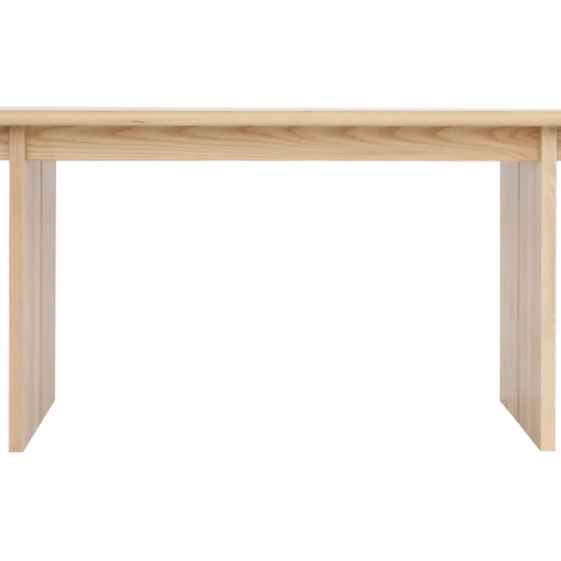 

simple butterfly tenon ash wood log solid wood study desk tea table
