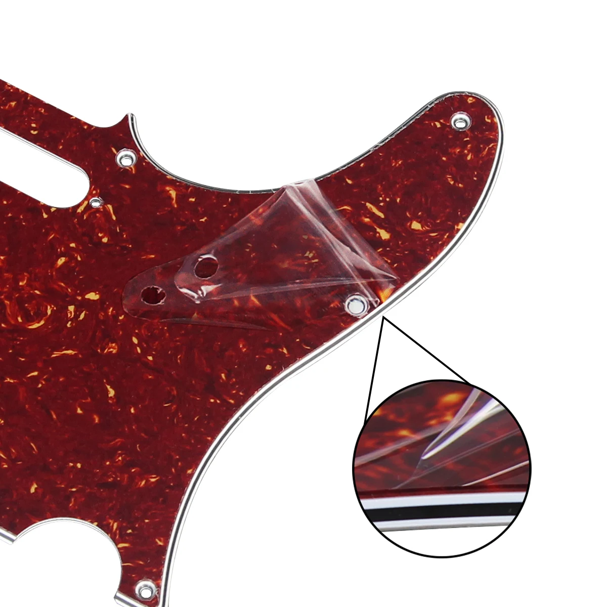 FLEOR 1PCS 8 Holes Electric Guitar Pickguard TL Pick Guard Scratch Plate Fit American/Mexican Standard TL Style Guitar Parts