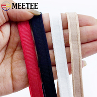 5/10/20M 10mm Underware Nylon Webbing Tape Bra Underwire Channeling Ribbon Tubular Wire Sleeve Lace Trim Clothing Accessories